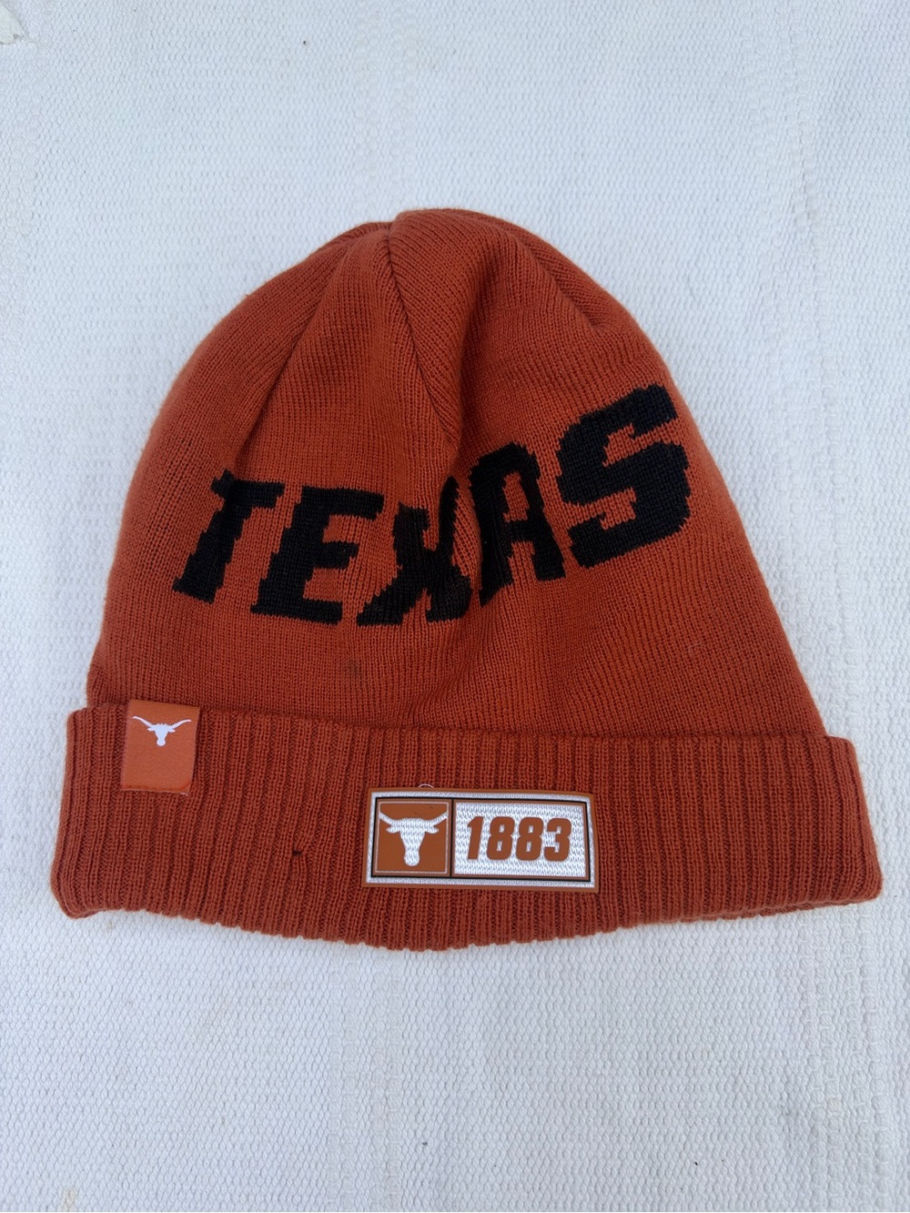 burnt orange Texas Longhorns Knit Everest Beanie mens